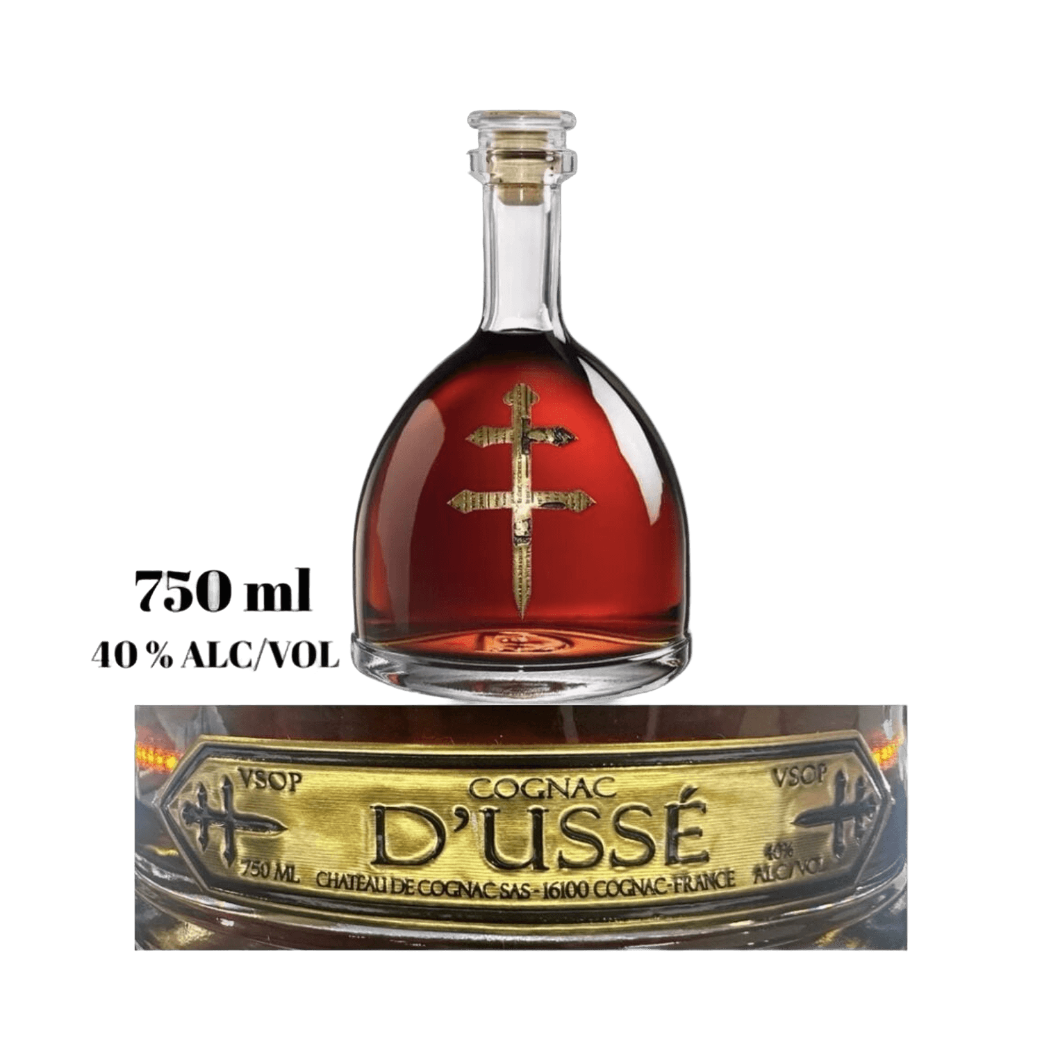 D'USSE VSOP COGNAC 750ML